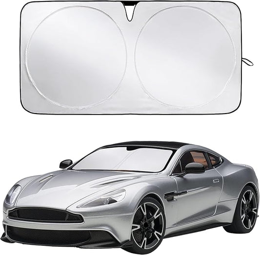 Econour Windshield Sunshade for Aston Martin Vanquish, Vanquish S 2014-2016, 2017, 2018 Sun Visor for Front Window Sun Shade Cover, UV Blocker & Protector, Car Accessories