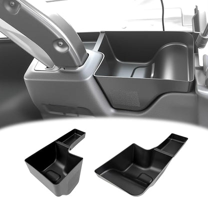 Rear Trunk Organizer for 2018-2023 Jeep Wrangler JL JLU 4XE 4 Door Accessories, Wheel Well Storage Bin Trunk Side Storage Box Cargo Tray for 18-23 Wrangler JL 4dr(Not for Gladiator/JK)