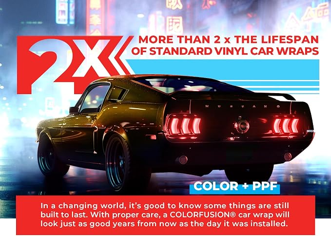ColorFusion PPF by VViViD, Gloss Midnight Sun Dry Apply PPF Vinyl Car Wrap Roll 6ft x 5ft