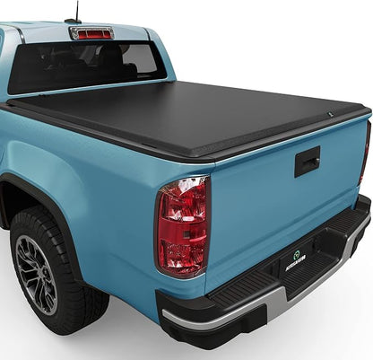 AUTOSAVER88 Soft Tri fold Truck Bed Tonneau Cover Compatible with 2015-2026 Chevy Colorado/GMC Canyon 5.2 ft Bed
