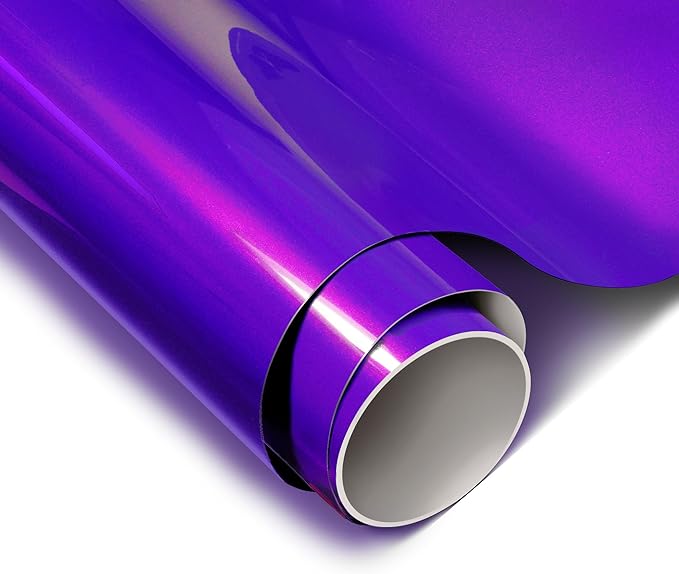 ColorFusion PPF by VViViD, Gloss Flip Purple Blast Dry Apply PPF Vinyl Car Wrap Roll 20ft x 5ft