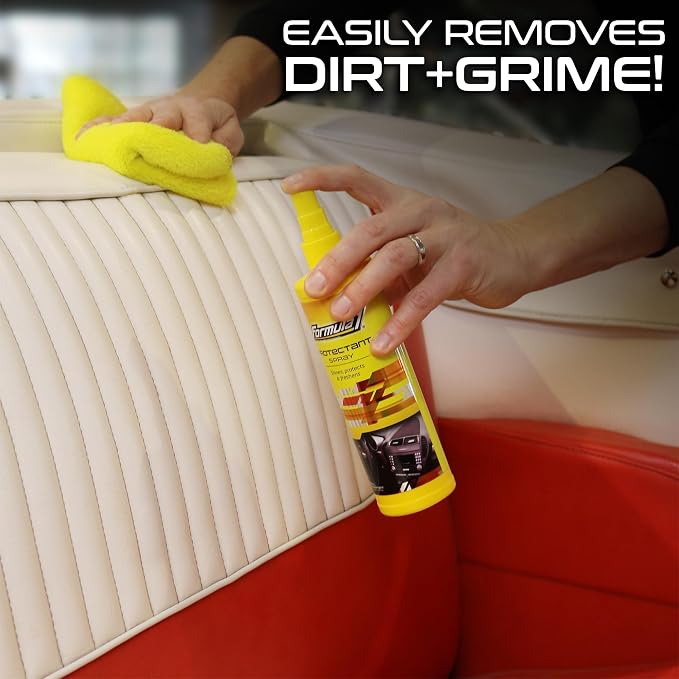 Formula 1 Interior Detailing Protectant Spray, Car Interior Cleaner with UV Protection, Non Greasy Formula, Safe for Vinyl, Rubber, Plastic, & Dashboard - 16oz