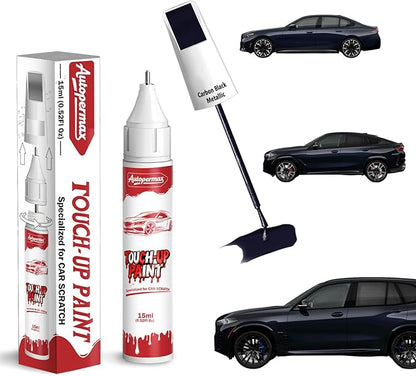 416 Carbon Black Metallic Car Touch Up Paint for BMW, Color Accurate Two-In-One Car Paint Scratch Repair Pen, Professional Scratch Remover for Vehicles Chips and Nicks Scuff