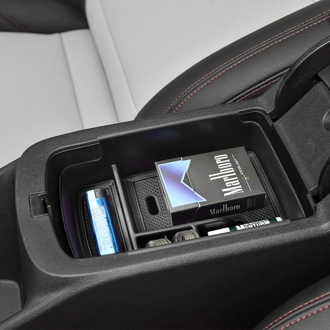 EDBETOS Center Console Organizer Tray Compatible with 2024 2025 2026 Chevy Trax Accessories LS 1RS LT 2RS ACTIV Interior Secondary Armrest Storage Box Insert Tray, ABS Material