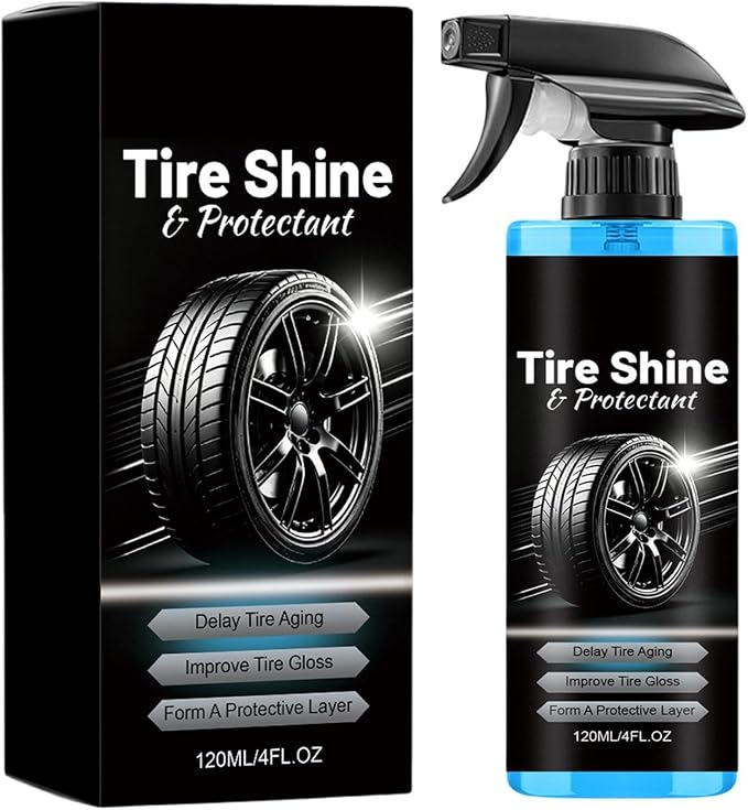 Tire Shine - 120ml Tire Shine Spray | Tyre Dressing, Convenient Shines Application Wheel Dressing Restorer Spray For Motorcycle Truck Bike Sedan Rv Suv Home Workshop Garage Offroad