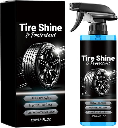 Tire Shine - 120ml Tire Shine Spray | Tyre Dressing, Convenient Shines Application Wheel Dressing Restorer Spray For Motorcycle Truck Bike Sedan Rv Suv Home Workshop Garage Offroad