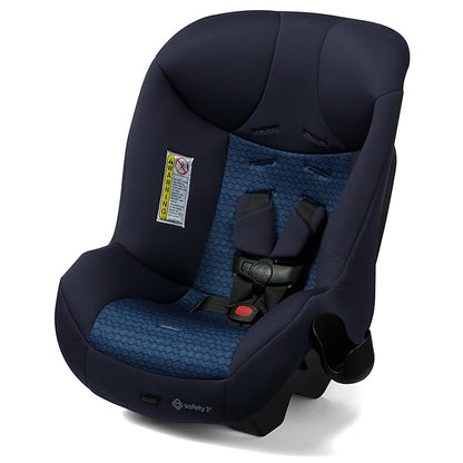 Safety 1st Smooth Ride Convertible Car Seat, 2-in-1 Rear & Forward Facing, 5-40 lbs, 30-50 lbs, Fits 3 Across, Slim Design, Latch, Machine-Washable, Travel-Ready, Crater Lake