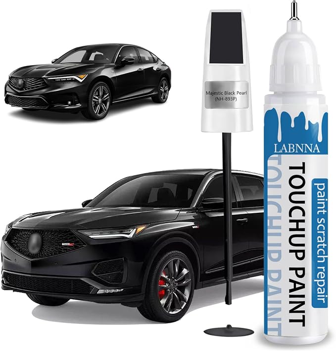 Majestic Black Pearl(NH-893P) Touch Up Paint for Acura-Exact Match 2 in 1 touchup Paint Pen for Chips and Nicks Repair Car Paint Scratch Repair