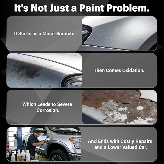 Touch Up Paint for Cars, 3-Pack - Silver Car Scratch Repair Pen, Color Accurate Automotive Touch Up Paint, Long-Lasting Scratch Resistance, Fast-Drying & User-Friendly, Safe & Water-Resistant for Automotive & Household Touch-Ups