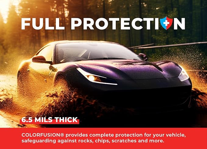 ColorFusion PPF by VViViD, Gloss Cosmic Purple Dry Apply PPF Vinyl Car Wrap Roll 1ft x 5ft