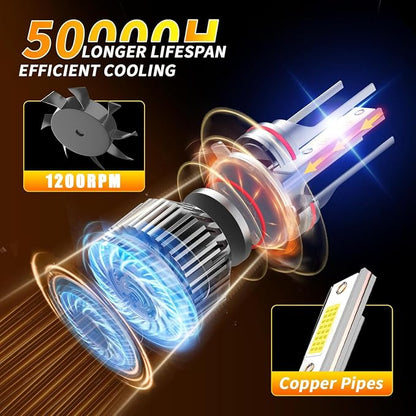 Fog Lights Bulbs Combo Pack Fit For Toyota Corolla 2009 2010 2011 2012 2013 Driving Light,Car Lamp Bulb Kit,Plug and Play IP68 Pack of 6