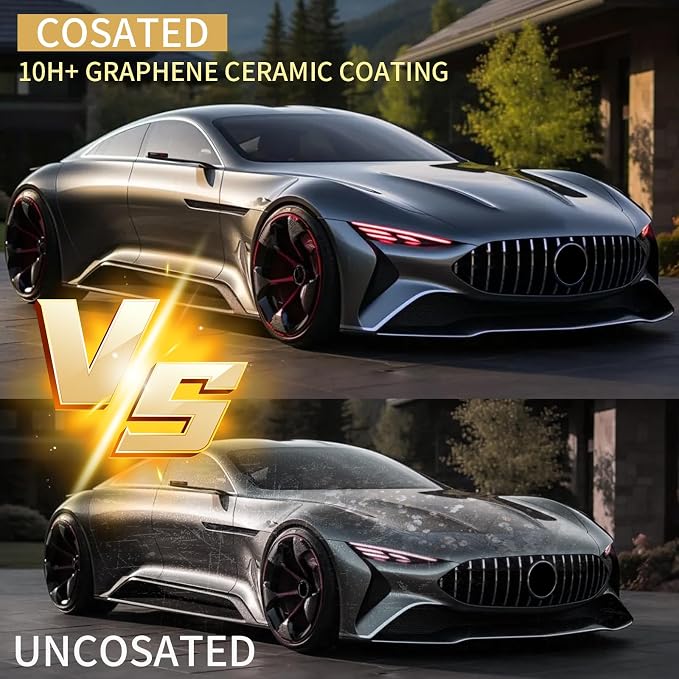 Ceramic Coating for Cars, Car Wax Polish Graphene Ceramic Wax Crystal Trim Coat for Car Detailing Auto Paint Scratch Resistant,30ML