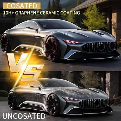 Ceramic Coating for Cars, Car Wax Polish Graphene Ceramic Wax Crystal Trim Coat for Car Detailing Auto Paint Scratch Resistant,30ML