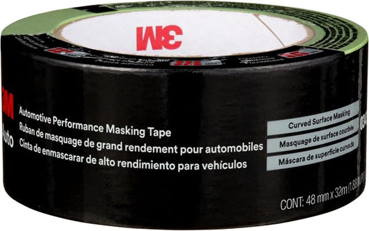 3M Automotive Performance Masking Tape, 03435, 48 mm x 32 m, 1 Roll