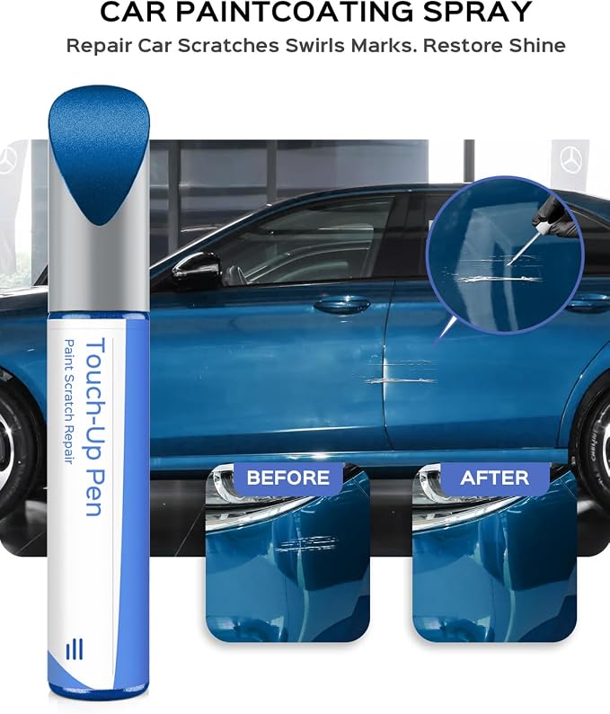 Touch Up Paint for Mercedes-Benz Exact Match–Chips and Nicks Touch Up (Hyper Blue Magno (964))