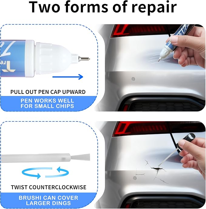 085 Eminent White Touch Up Paint for Lexus Match, Car Paint Scratch Repair kit, 2 in 1 Scratch Remover Pen with Color-Matched Rapid Drying of Paint Coating