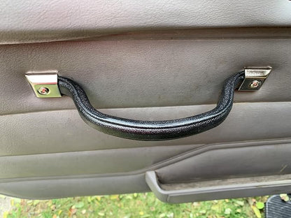 55009801K Front Interior Door Handle Pull Strap Kit | Compatible with Jeep Wrangler YJ 1987-1995 Black Left Driver and Right Passenger Side Pack of 2