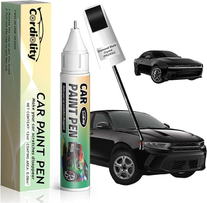 Diamond Black Crystal(PXJ/KXJ) Touch Up Paint Pen for Dodge,Car Paint Scratch Repair Pen Quick and Easy Fix Auto Paint Scratch