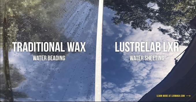 LustreLab LXR All-In-One Acrylionic Auto Car Wash and Wax, Replaces 5 Different Car Care Products and Renews your Vehicles Clear Paint Protective Coating, 1 Quart (32oz)