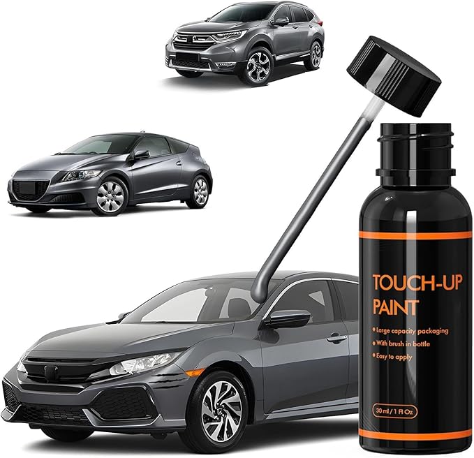 NH737M Polished Metal Touch Up Paint Compatible With Honda Cars, DIY Car Paint Scratch Repair Kit, Automotive Paints, Quick & Easy Fix Scratch Repair for Civic/CRV/Odyssey/Pilot/Fit/Crosstour