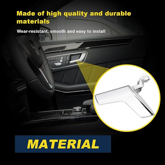 Front or Rear Right Passenger Interior Door Handle Repair Kit Compatible with Benz GLK250 X204 C280 GLK280 W204 C63 GLK300 C300 C250 GLK350 C230 Replace# 2047201271 2047202763