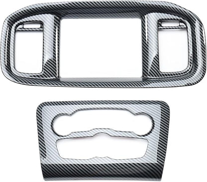 Interior Trim for Dodge Charger 2015-2024 Gear Shift Panel Trim with Console Cover