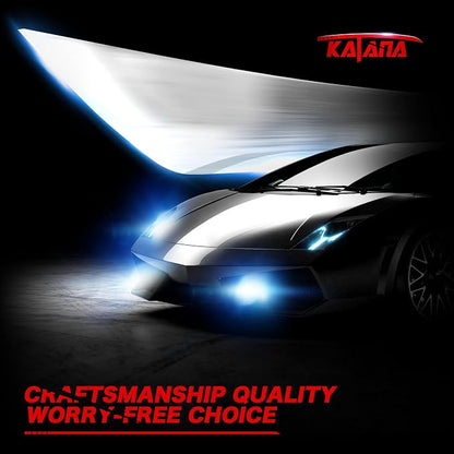 Katana H7 Bulbs, No Adapter Required 400% Brightness 6500K Non-Polarity, Powersports, Pack of 2
