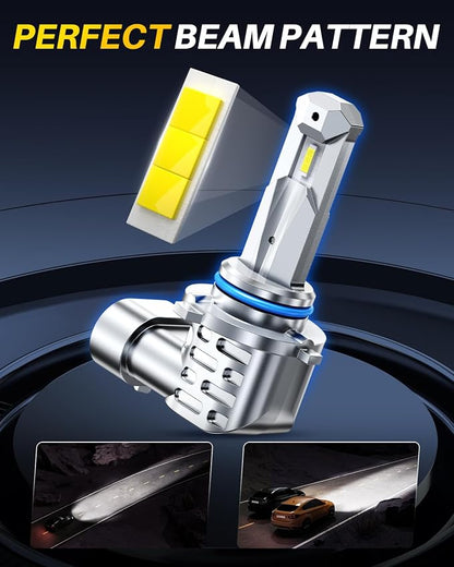 AUTOONE H10 Fog Bulb, 6 Times Brighter H10 Bulb, 3 Min Quick Install, 20 Years Lifespan, No Flicker