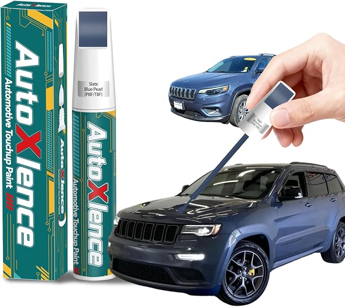 Slate Blue Pearl(PBF/TBF) Touch Up Paint Compatible with Jeep Car Paint Pen Scratch Repair Automotive Scratch Remover Fix Exact Color Match