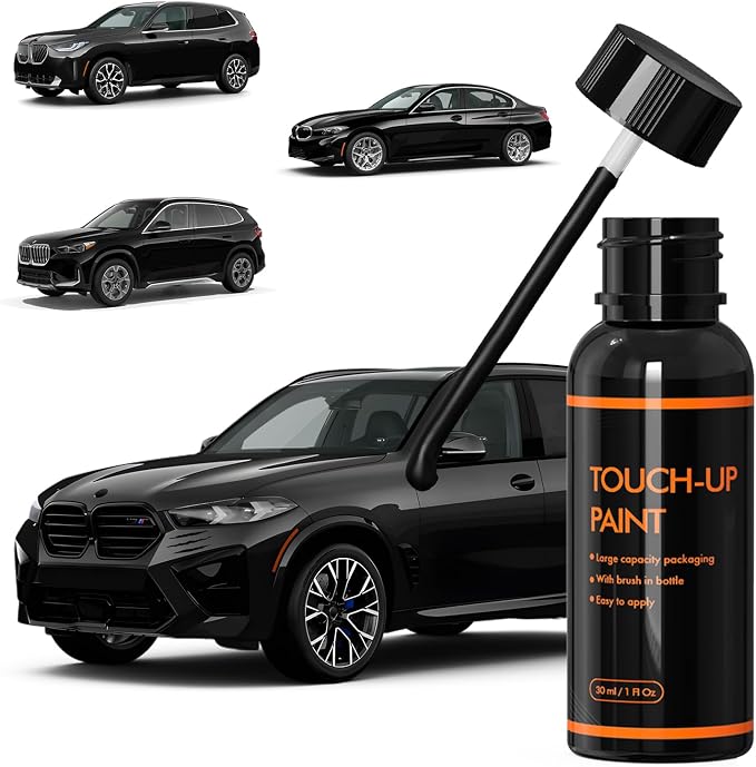 475 Black Sapphire Touch Up Paint for BMW, DIY Car Paint Scratch Repair Kit, Automotive Paints, Quick & Easy Fix Scratch Repair for X1/X3/X4/X5/X6/X7/2/3/4/5/7/8 Series/iX/Z4