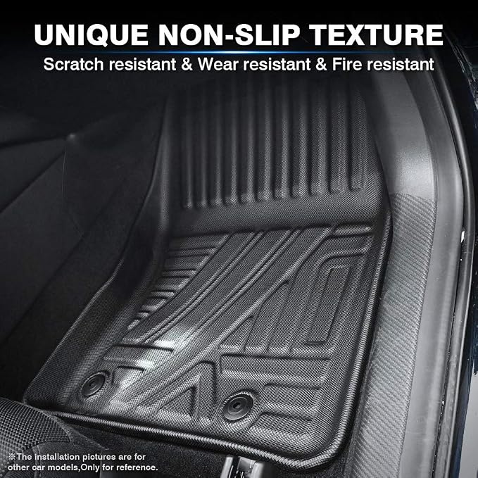 KUST Floor Mats for 2019-2025 2026 Mazda 3 (FWD Only), All Weather TPE Rubber Car Mats for Mazda3 Accessories 1st & 2nd Row Liners Non-Slip High Side