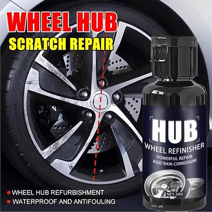 Tire Coating Wax, High Gloss Dressing, Large Size Refurbish Paste with Safety, Powerful Hub Wheel with Comfort, Modern Automotive Design Style, Tool for Alloy Hubs Rims SUV Sedan RV