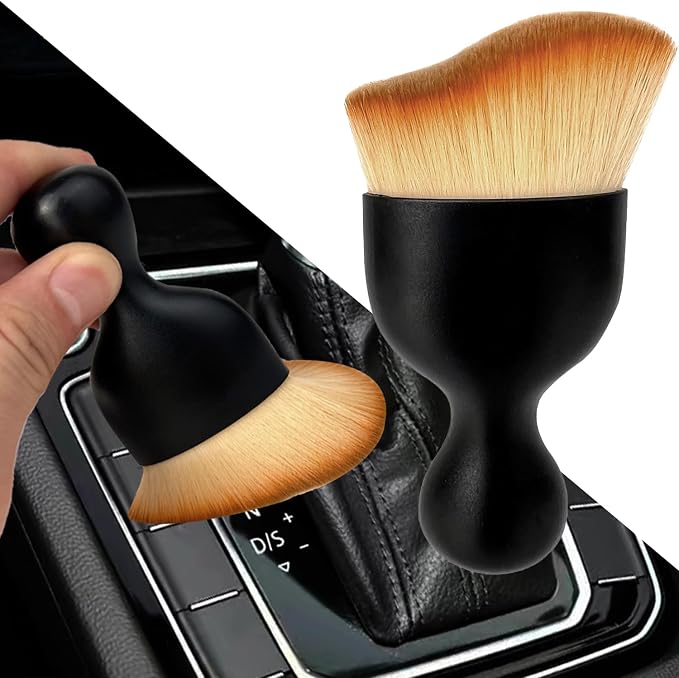 XY North Car Interior Dust Brush, Auto Detailing Brush, Soft Bristles Car Cleaning Brushes, Tool for Air Conditioner Vents, Leather, Computer, Scratch Free, Car Interior Accessories