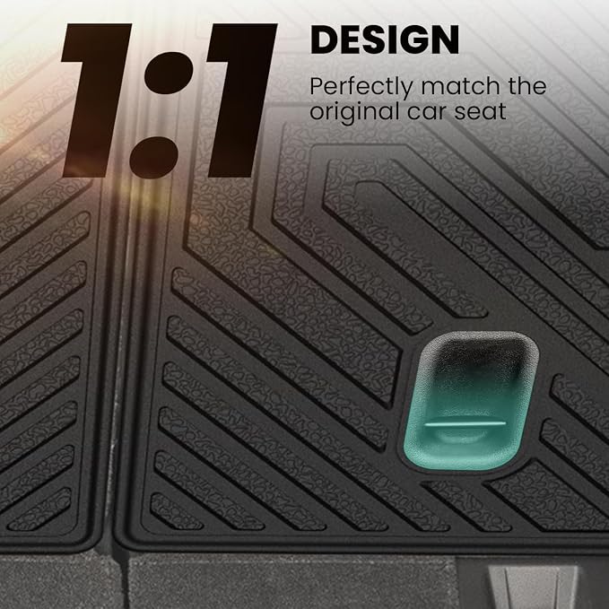 LASFIT Rear Seat Back Protector for Honda CRV 2012-2016, All Weather TPE Pet Friendly Custom Fit CR-V Second Row Back Seat Cover Backseat Mat Liner Accessories, Black