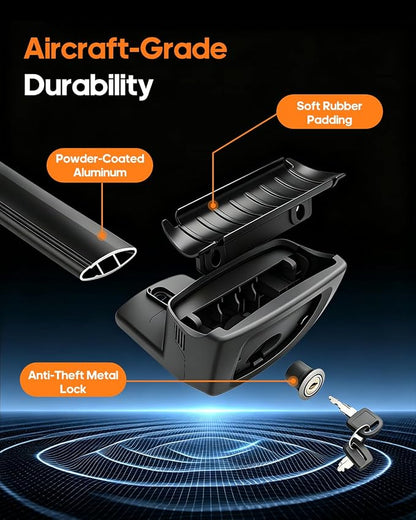 Aluminum Roof Rack Cross Bars Fit for 2021-2026 KIA Sorento & Sorento Hybrid with Flush Side Rails, Aerodynamic Rooftop Cargo Carrier Luggage with Anti-Theft Lock (Non-X-LINE)