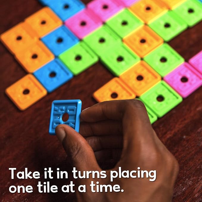 OK Play: Ultimate Travel Tile Game | Learn to Play in 10 Seconds | Waterproof & Indestructible | Perfect for Kids and Adults
