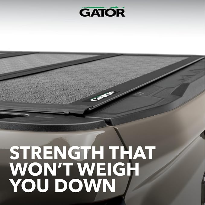 Gator FX Hard Quad-Fold Truck Bed Tonneau Cover | 8828227 | Fits 2019 - 2025 Dodge Ram 1500 w/o RamBox, Does Not Fit w/ Multi-Function (Split) Tailgate 5' 7" Bed (67.4")