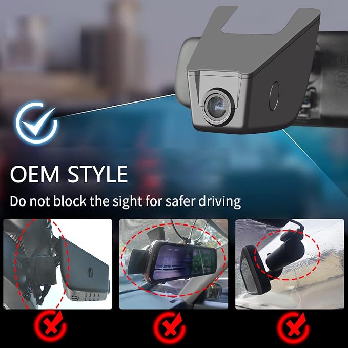 Mangoal Front 4K & Rear 1080P Dash Cam Custom fit for Subaru Ascent 2019 2020 2021 2022 (Model A),Limited Onyx Edition Premium Touring etc, Integrated OEM Look, UHD 2160P Video, App & WiFi, 128GB Card