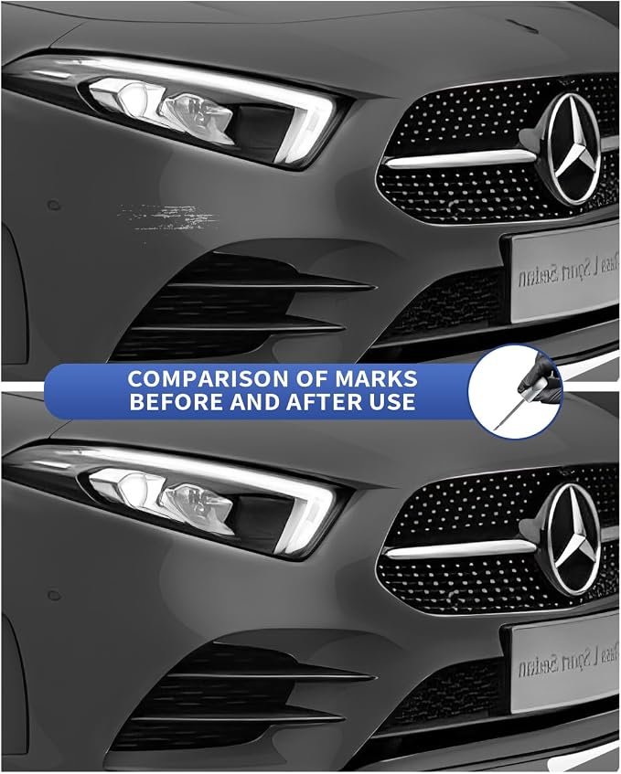 775/9775 Iridium Silver Metallic Touch Up Paint Compatible with Mercedes-Benz Exact Match–Chips and Nicks Touch Up