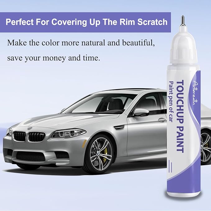 Touch Up Paint for BMW Titan Silver(354)-Exact Match–Chips and Nicks TouchUp Paint Pen Scratch Repair Car Accessories Car Paint Pen for Erase Car Scratches