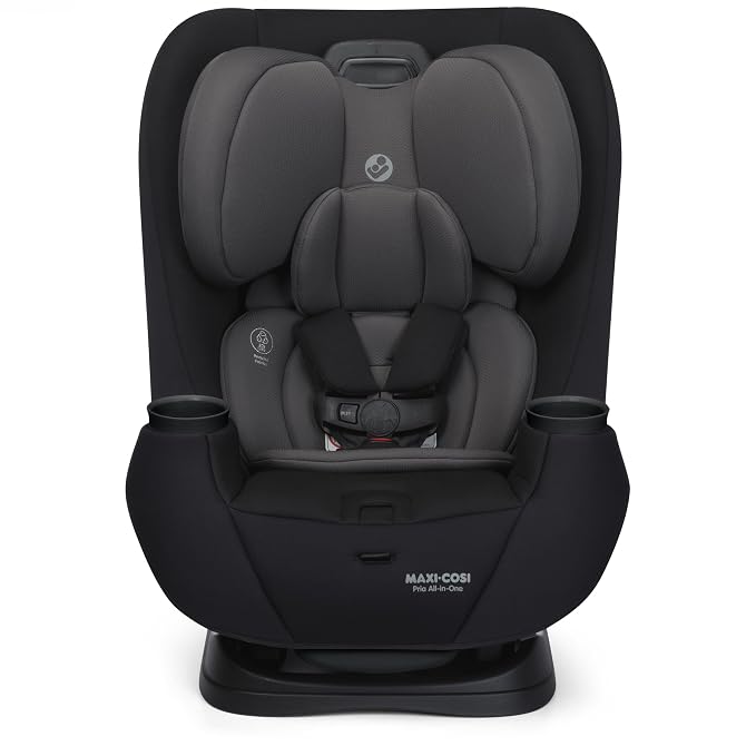 Maxi-Cosi Pria All-in-One Convertible Car Seat, Infant to Toddler Car Seat, Easy-Install Harness, Machine-Washable Cover, 5-100 lbs, Sea Shadow