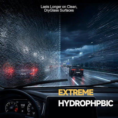 Toretark Car Ceramic Glass Coating Spray,Automotive Windshield Rain Repellent Glass Polish Protect, Long-Lasting Quick Dry Coat (3.38 fl oz +Towel)