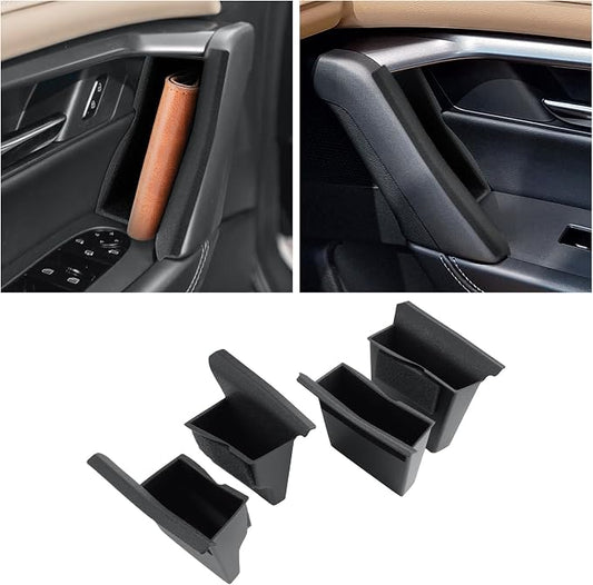 CDEFG 4Pcs for 2026 Mazda CX5 Center Console Organizer Door Handle Pocket Trash Can for 2026 Mazda CX-5 (S/Select/Preferred/Premium/Premium Plus) Accessory Door Side Storage Box