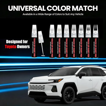 Ice Cap(040) Car Touch Up Paint Compatible with Toyota 2-in-1 Car Scratch Repair Pen with Fine Tip&Brush, DIY Color-Code Matched Auto Paint for Small Rock Chips Door Scratches Paint Nicks Bumper Marks