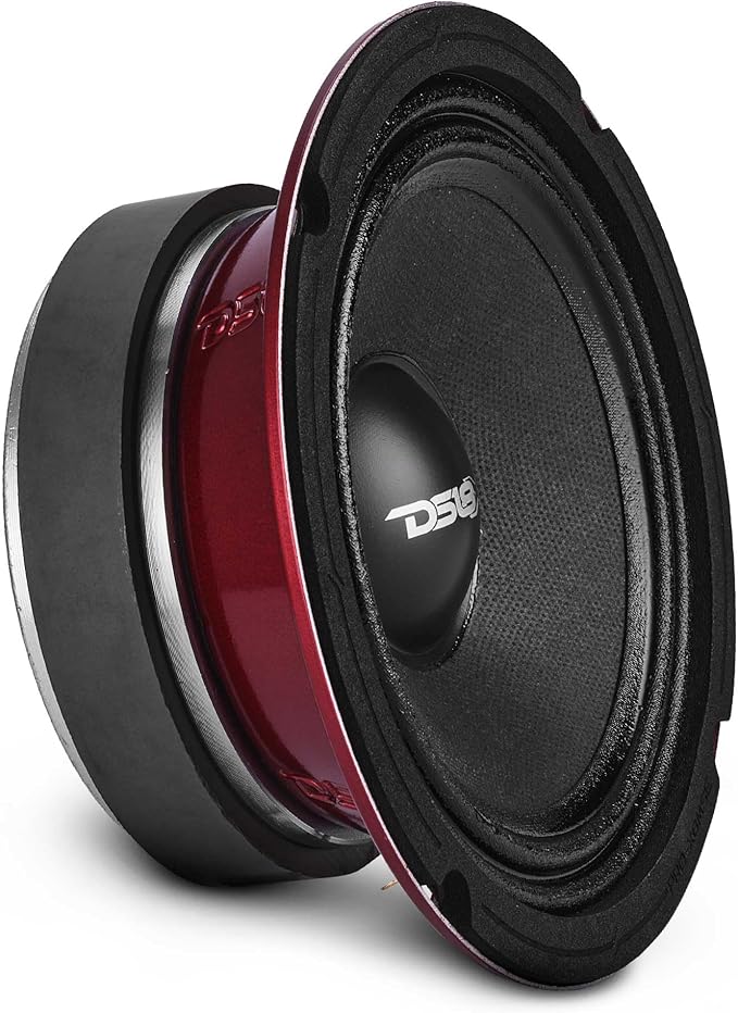 DS18 PRO-X6MSE Loudspeaker - 6.5", Midrange, Sealed Basket, 450W Max, 225W RMS, 8 Ohms - Premium Quality Audio Door Speakers for Car or Truck Stereo Sound System (1 Speaker)