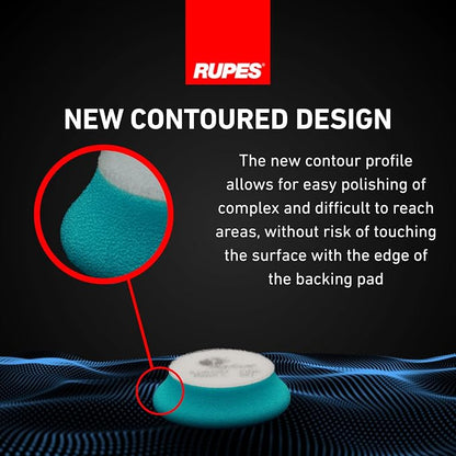 RUPES D-A Intermediate Foam Pads (Light Blue) Ø 54/70mm, 4 pcs