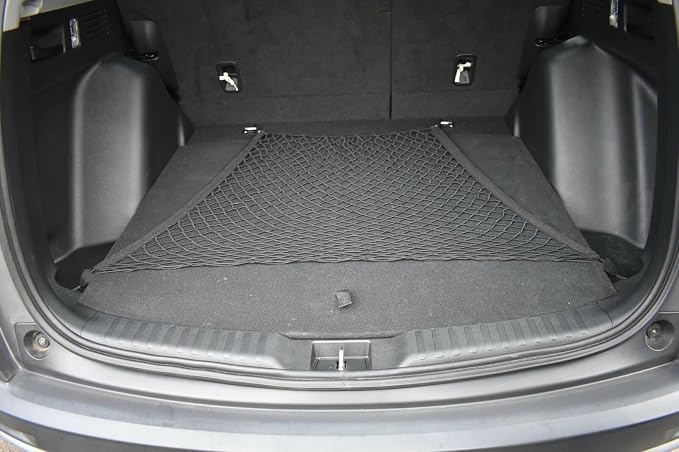 Rear Trunk Organizer Cargo Net for Honda CR-V 2017-2026 – Floor Style Cargo Net for SUV–Premium Mesh Elastic Car Trunk Organizer Vehicle Carrier Storage – Compatible with CR-V