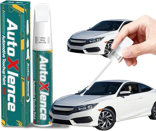 NH-578 Taffeta White Touch Up Paint Compatible with Honda Car Paint Pen Scratch Repair Automotive Scratch Remover Fix Exact Color Match