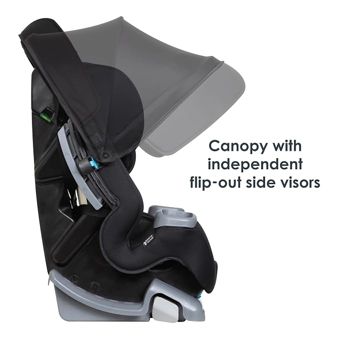 Baby Trend Cover Me™ 4-in-1 Convertible Car Seat, Scooter – Built-in Canopy, 4-Stage Growth System, Plush Comfort Padding, Multi-Position Recline