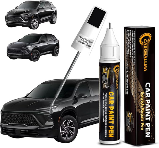 Ebony Twilight Metallic(GB8/WA384A) Car Touch Up Paint for Buick, Color Accurate Car Paint Scratch Repair Pen Kit Quick & Easy Fix Vehicle Chips and Automotive Nicks Scuff